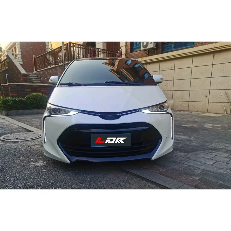 Factory straight hair body kit for Toyota previa after 2006 with headlamp assembly