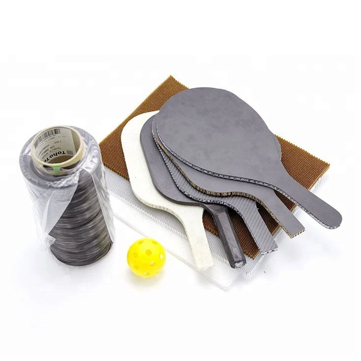 Новый дизайн, лопастная ракетка из графитового углеродного волокна, нейлоновая сетчатая ракетка для маринования с деревянным захватом