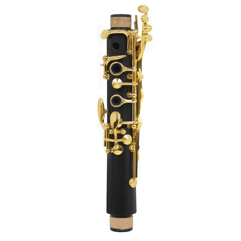 High-grade ebony clarinet Black gold key B-flat clarinet for adult beginners