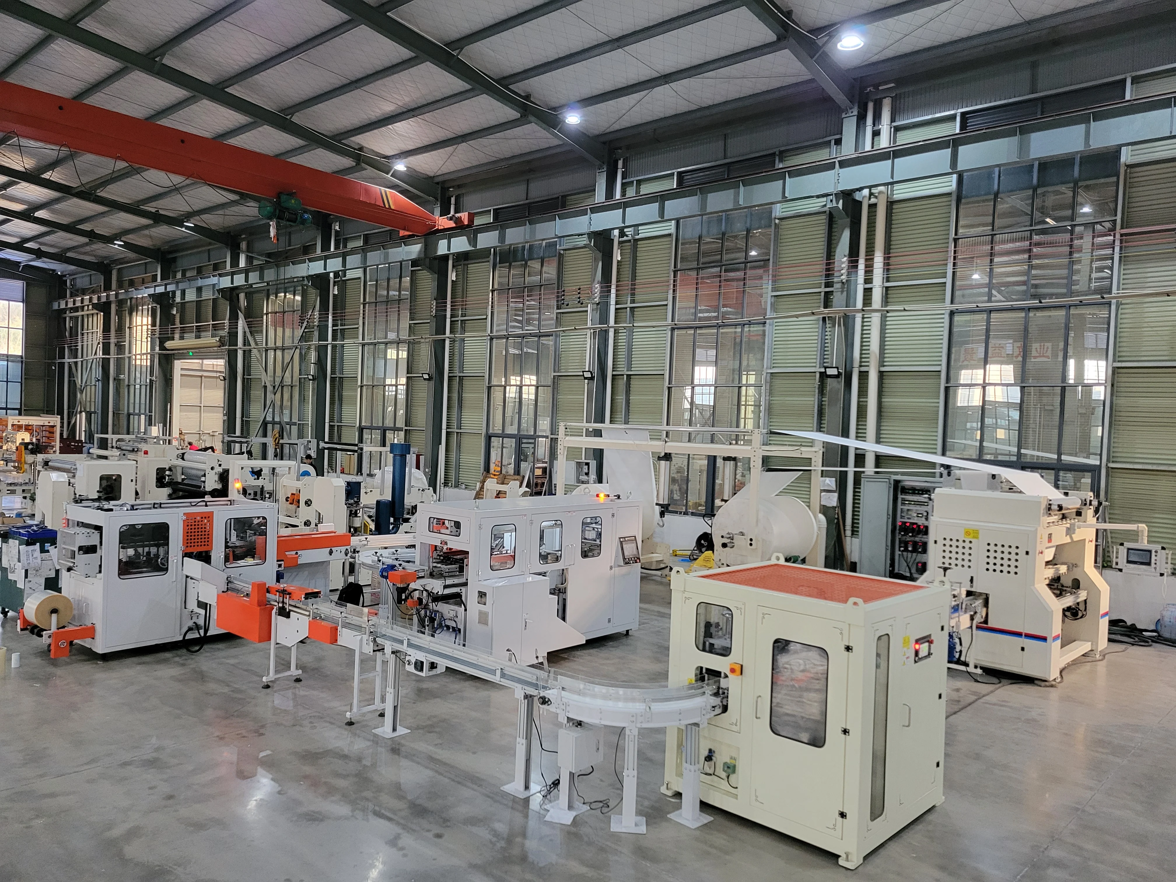 Easy operation facial tissue paper production line machine price