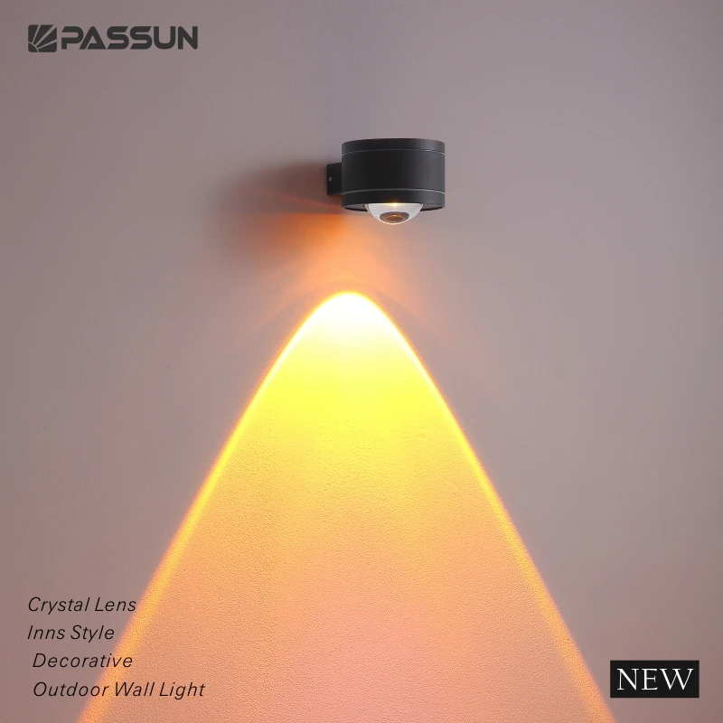 IP65 wall surface LED outdoor wall lamp up and down modern wall corner flood sunset light