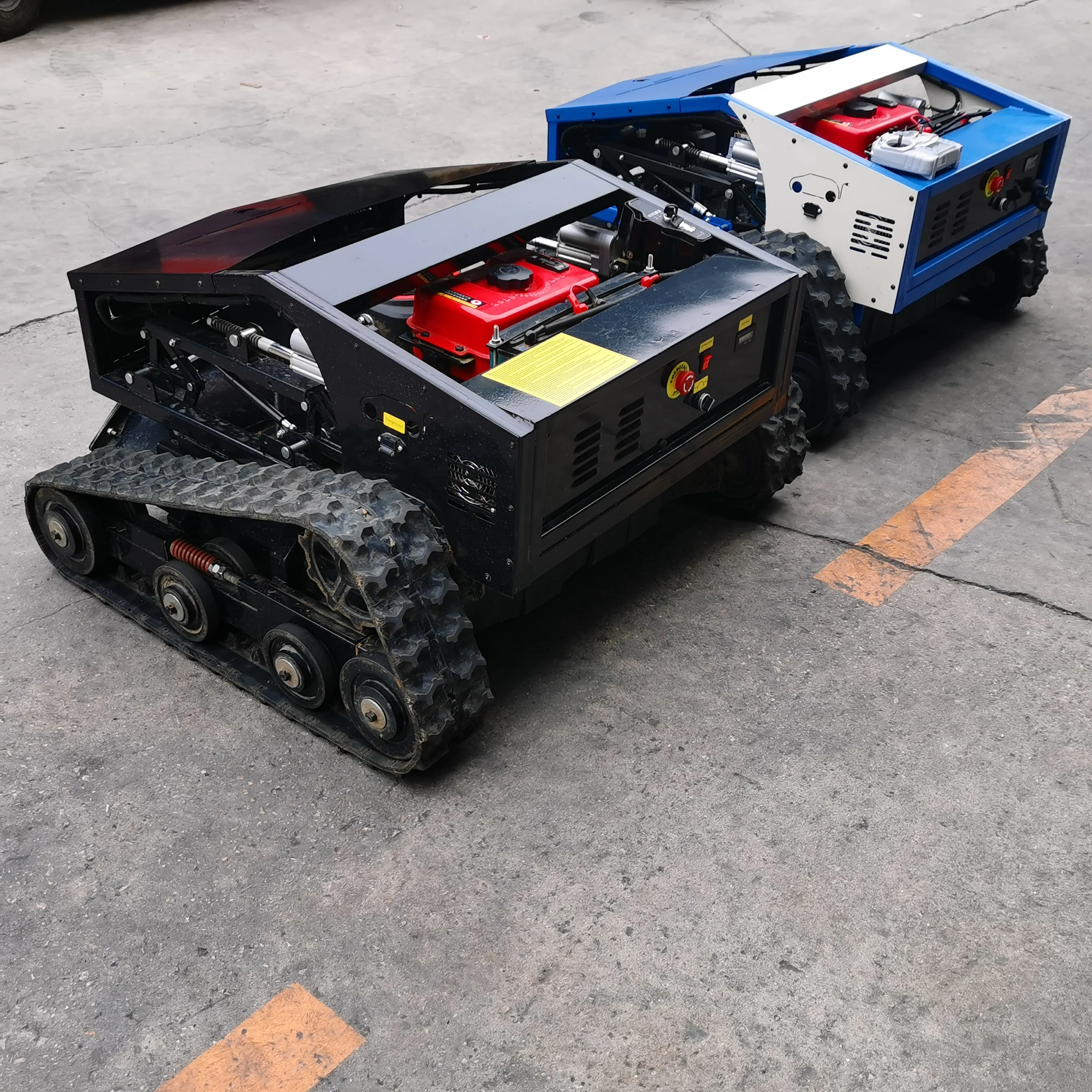 China brand cutter lawn mower Intelligent agricultural and forestry equipment crawler type mower grass cutter