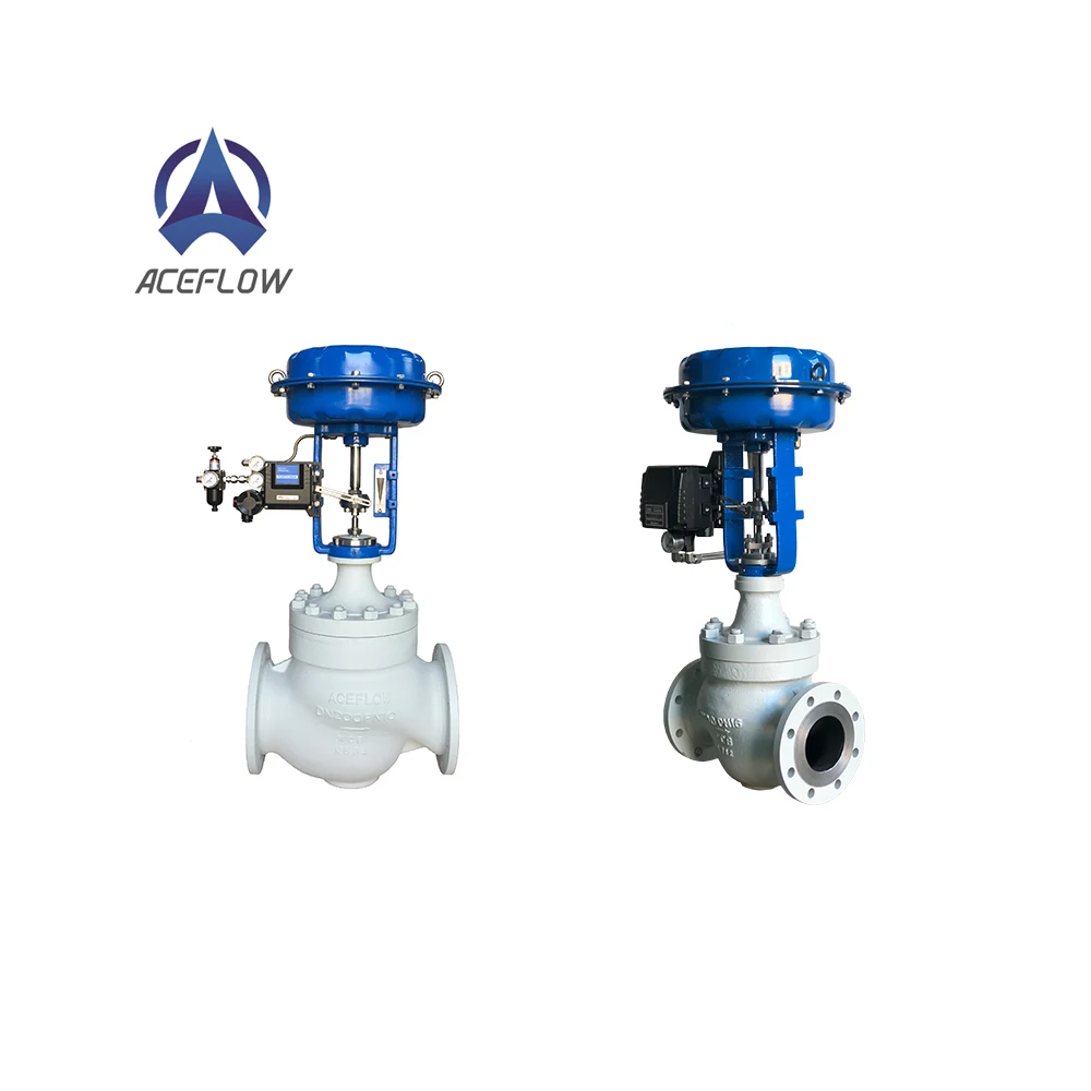 Pneumatic Globe Valve Stainless Steel 304 Pneumatic Control Valves with Smart Positioner Steam Globe Valve