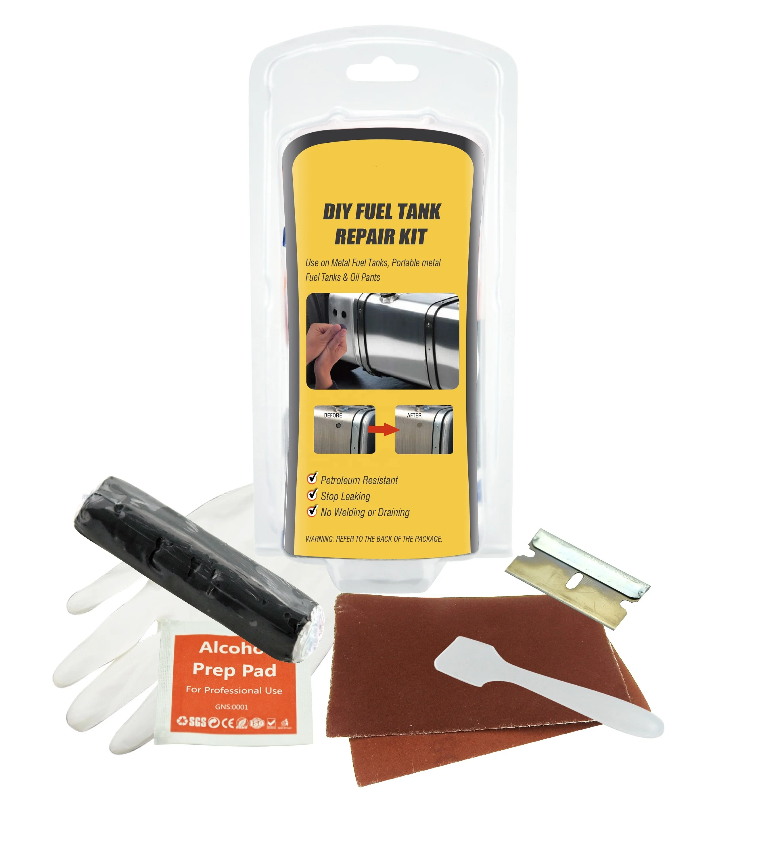 DIY Auto Car Radiator Fuel Tank Repair Kit Tools