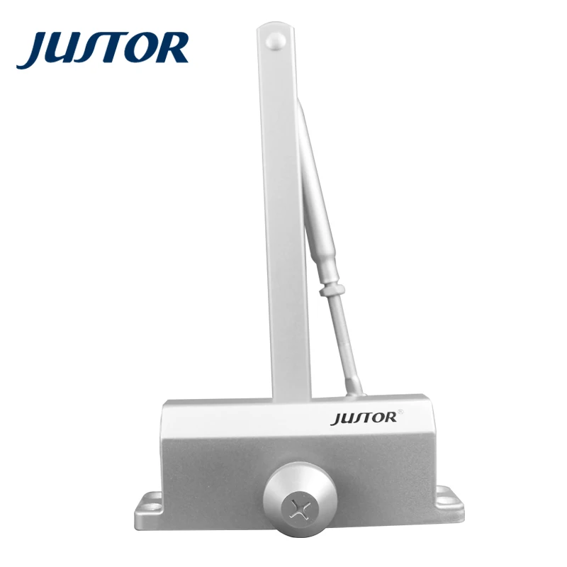 JUSTOR Wooden Door Accessories Light Duty 45KG Automatic Surface-Mounted JU-051 Hydraulic Fire Rated Door Closer