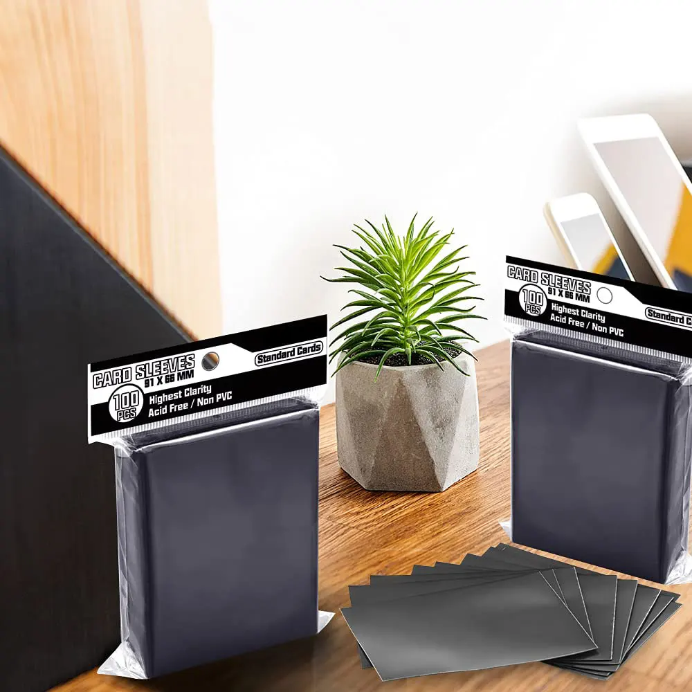 100 Pcs Premium Game Collect MTG Matte PP Inner Sleeve Custom TCG MTG YuGiOh Card Sleeves Penny Sleeves