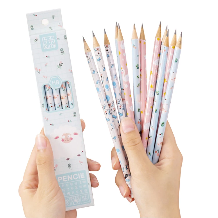 2024 High Quality Custom CMYK Printing Paper Box School Children Stationery Box Pencil Packaging