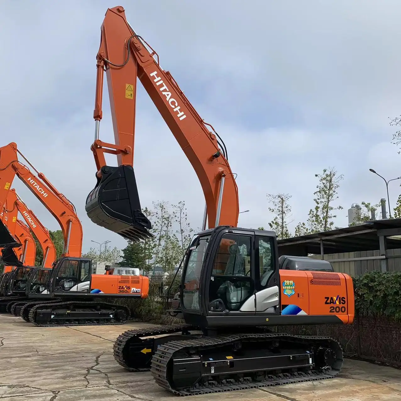 Working well 20ton hitachi zx200 crawler excavator used zaxis 200 model digger