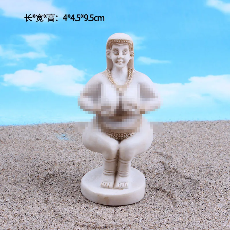 Quyingqiu Resin Figure Great God Mother and Child Mental Game Sandbox Model Diagnostic Equipment