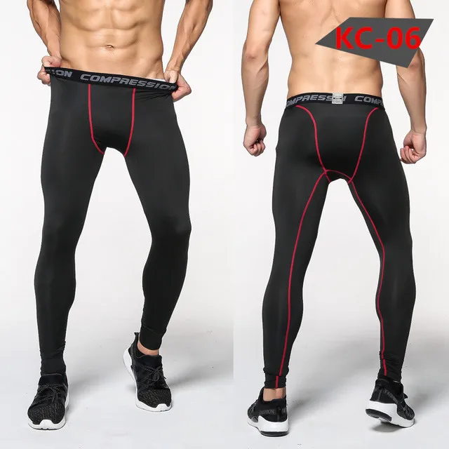 Fitness Sport Leggings Men Gym Jogging Trousers Sportswear Camouflage Compression Pants Running Tights Men Soccer Training Pants