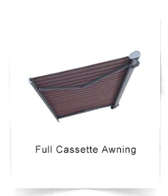 Wholesale High Quality Outdoor awning retractable Electric Folding Arm Full Cassette Patio Window Retractable Awnings