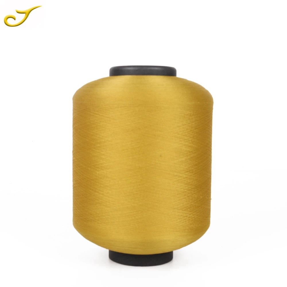High Elastic Colorful GRS Certified 40/70 Spandex-Polyester Yarn Dyed Raw Pattern Bare Type for Weaving and Knitting