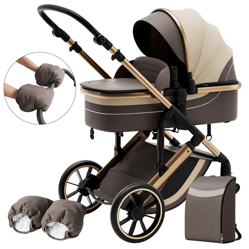 Детские товары, Лидер продаж, 2023 коляска для новорожденных детей, двусторонняя корзина, тележка для коляски с автокреслом