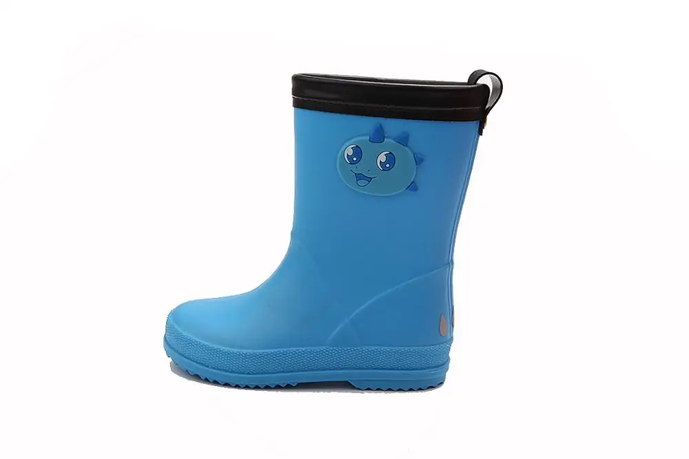 kids design pvc wellington shoes gum rain boots for children