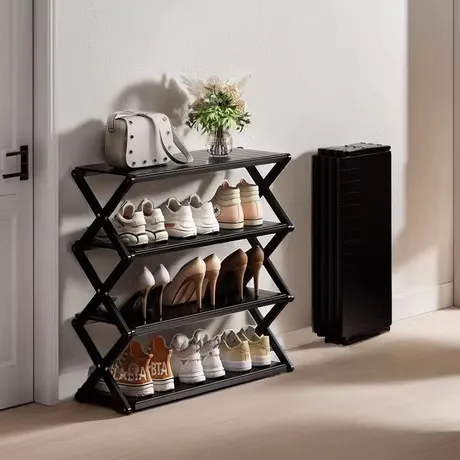 Custom Plastic Shoe Holders Rack Cabinet Space Saving Storage Organizer Shelf for Closet