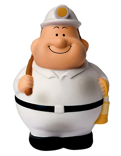 PU Foam Stress Toys Anti Stress Ball Miner Bert Shaped