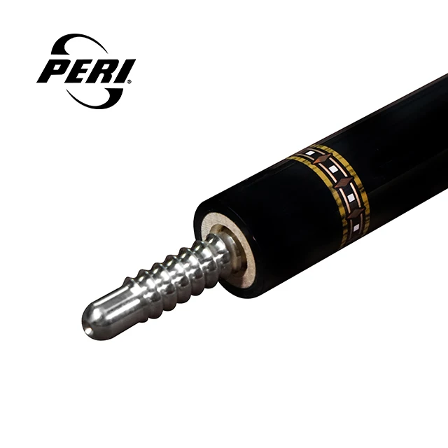 Peri pool cue P-D02  Canadian Hard  Maple Shaft with  Black Lychee grain leather Wrap Billiard Pool Cue free shipping