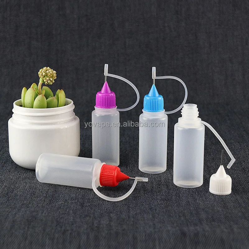 In Bulk translucent squeeze soft PE LDPE 3ml 5ml 10ml 15ml 20ml 30ml 50m 100ml sewing oil applicator needle tip plastic bottle
