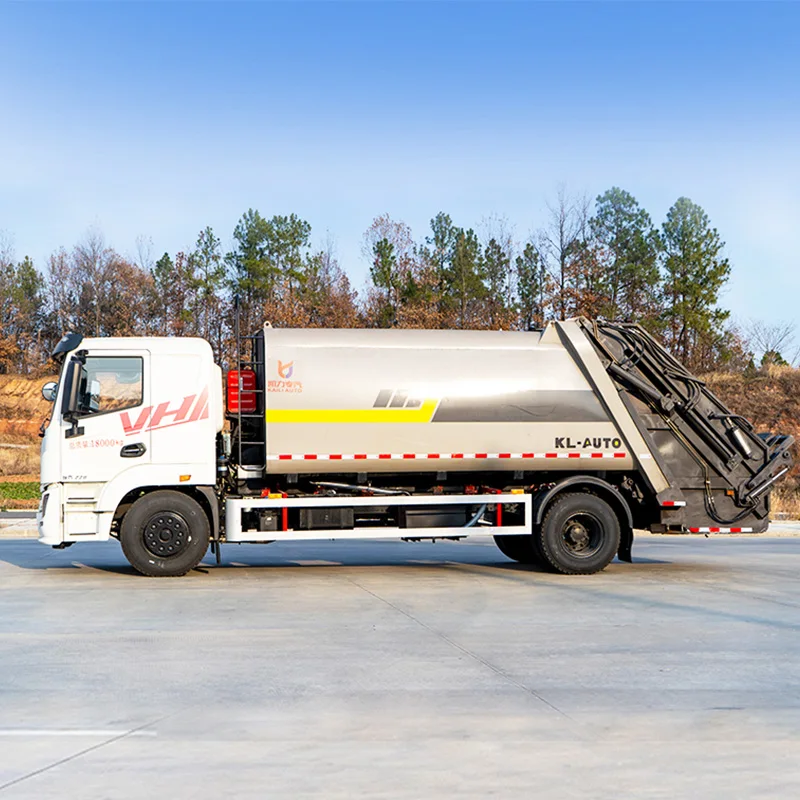 The World Best-Selling 6 Wheels 18 Cubic Meter Compressed Garbage Truck Garbage Transfer Vehicle