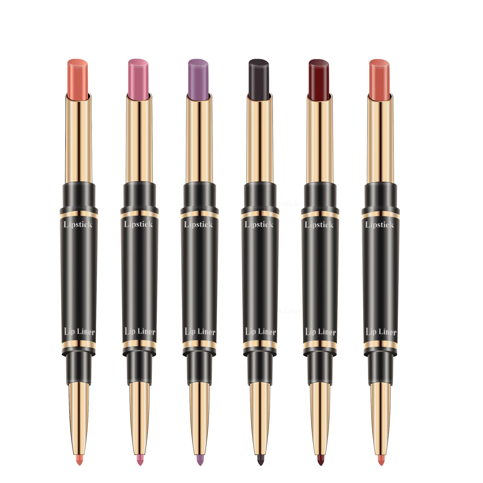 Ready To Ship 2022 High Pigment vegan Matte nude velvet lipstick Custom Logo organic 2 in 1 Lipstick cute