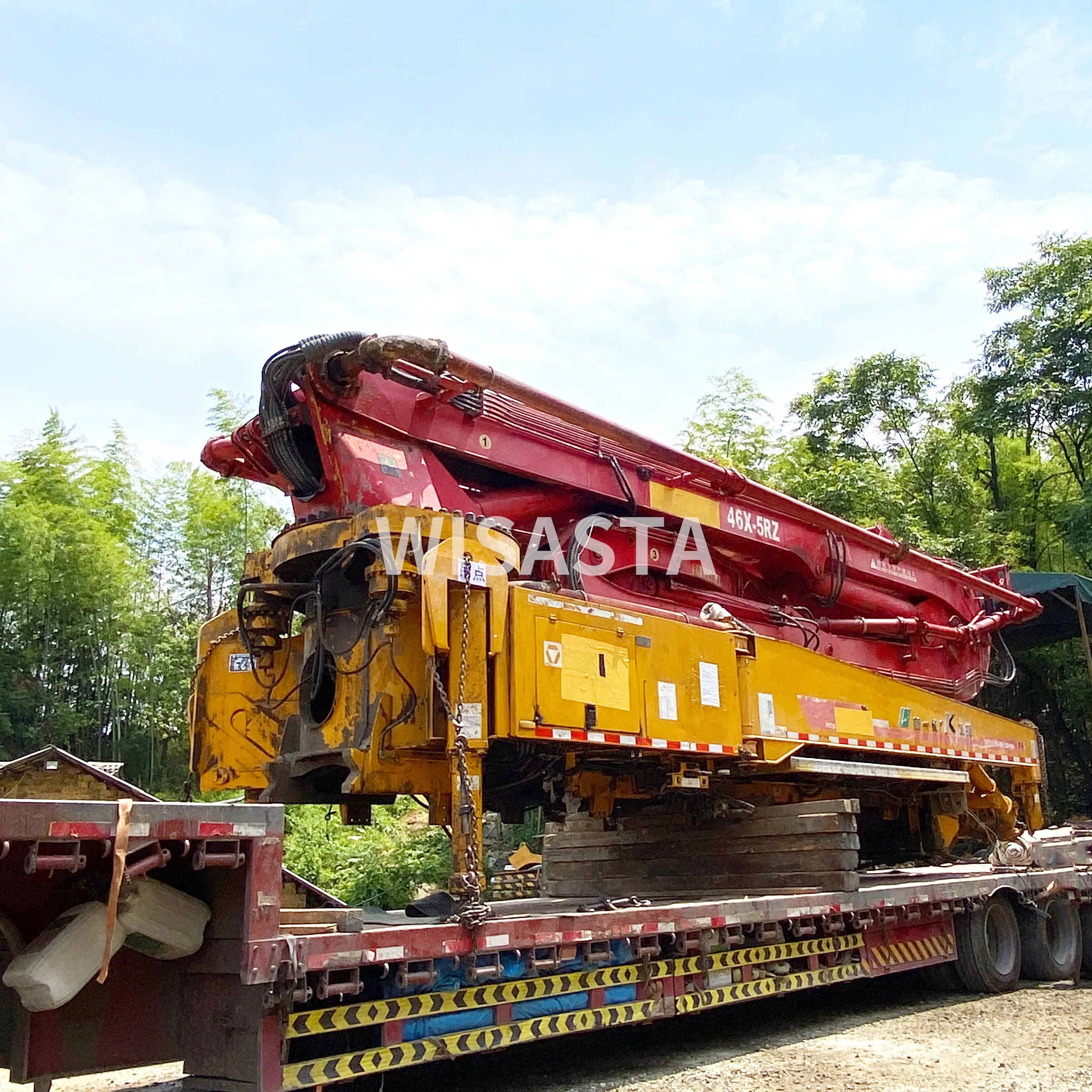 China Brand Cost of 46m Mounted of Small Remote Control Construction Machine SANY XG Used Concrete Pump Without Truck for Sale
