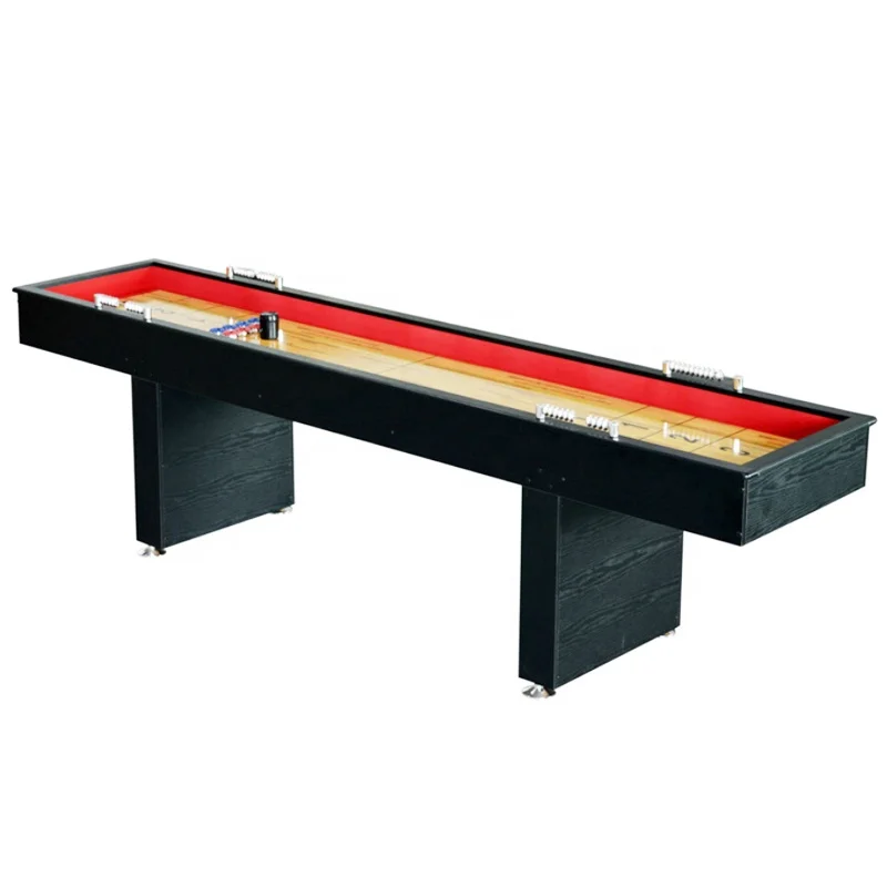 Europe popular indoor sports game 9ft 12ft 14ft 16ft shuffleboard table for sale