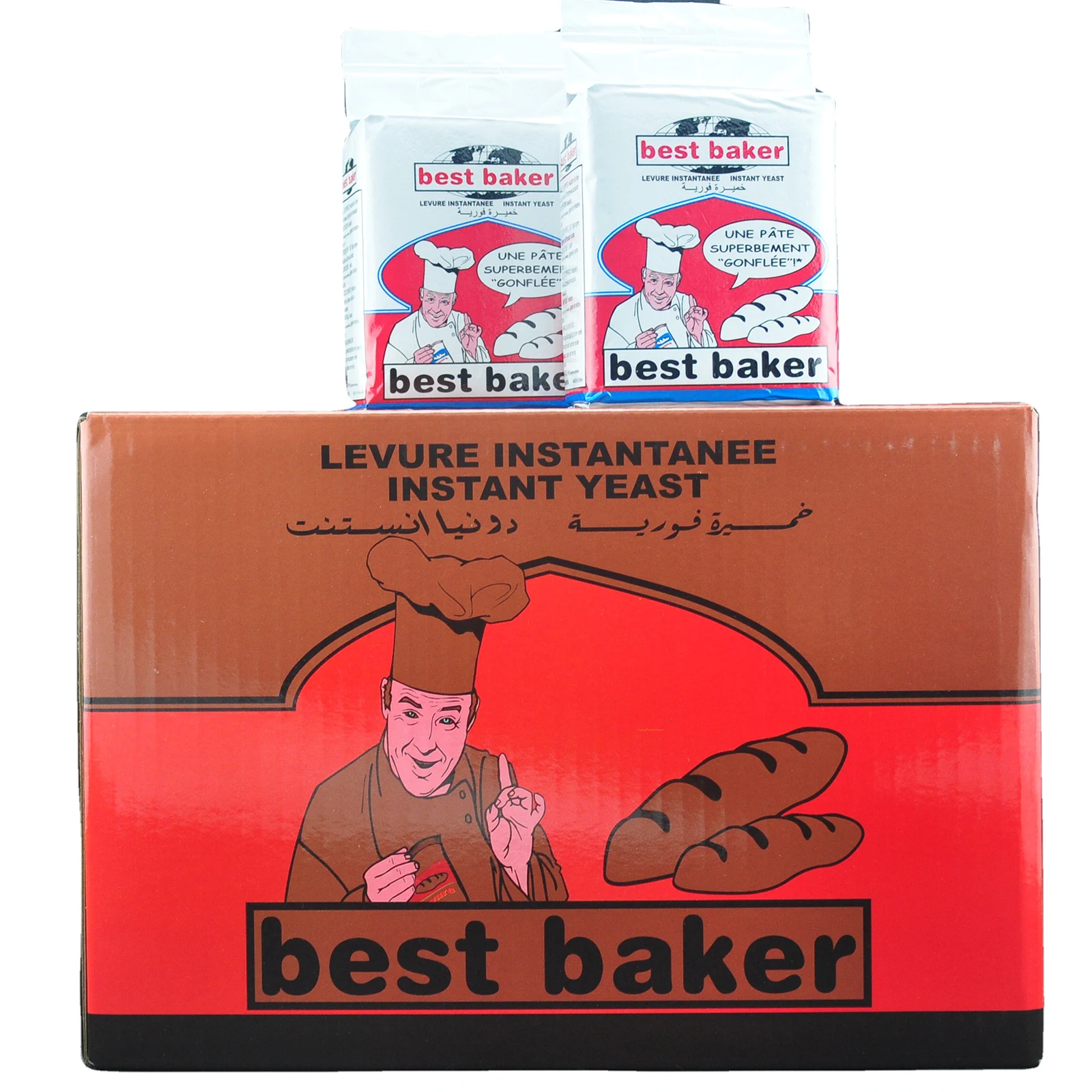 Instant dry yeast 500g 450g 125g 90g factory supply yeast