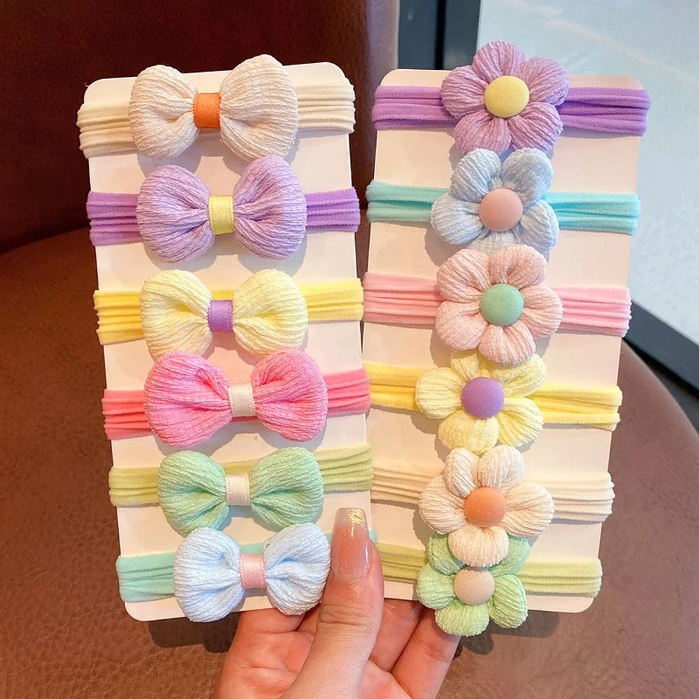 Dynamics Flowers Butterfly Bow Cute Elastic Girls Hair Ties Band Hair Rubber Bands
