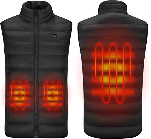 Men Autumn Winter Smart Heating Cotton Vest Usb Infrared Electric Heating Vest Women Outdoor Flexible Thermal Warm Jacket