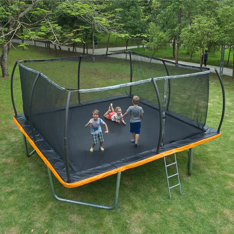 2021 Hot Sale 10*7.5ft Factory Price Wholesale Custom Luxury 10*7.5ft Rectangular Cheap Big Trampoline For Sale