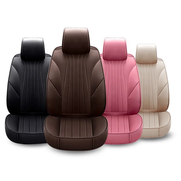 Luxury Car Seat Decoration Full Set for Five-seat Fashion Leather Hot Sell Car Accessories Universal Fit Leather Seat Covers