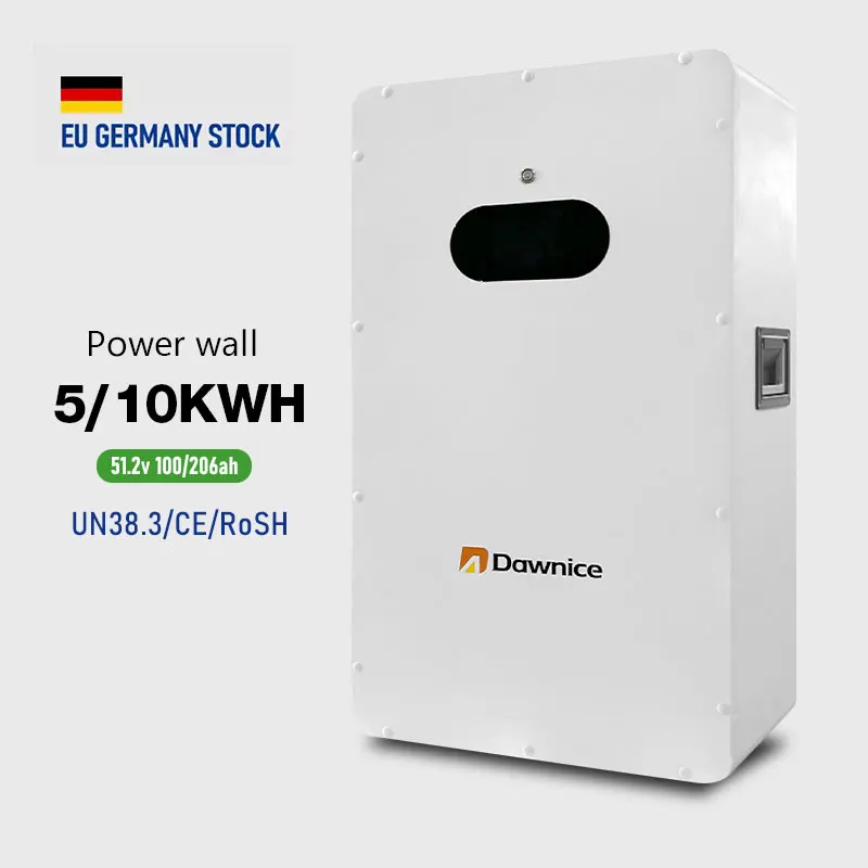 Dawnice new energy 10years warranty lifepo4 lithium battery 5.12kwh 10kwh 15kwh home energy storage powerwall