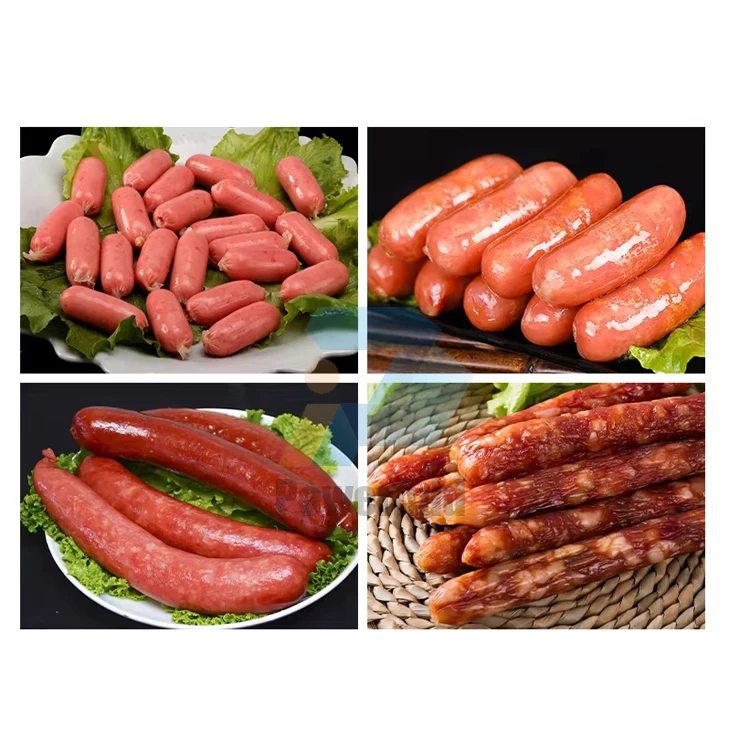 Quantitative Blood Sausage Filler Stuffer Maker Make Link Fully Automatic Piston Machine with Twister