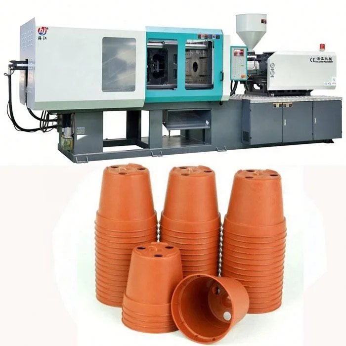 Flower pot making  mold custom 360 ton servo motor plastic injection molding machine