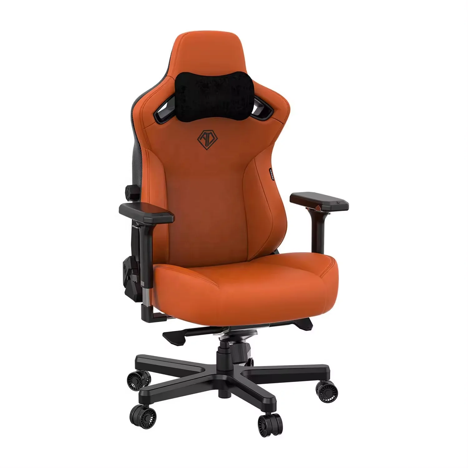 2022 Multiple Color Orange PVC Leather Ergonomic Big Office Gamer Chair Safety and Durability Premium Gaming Chair up to 400lbs