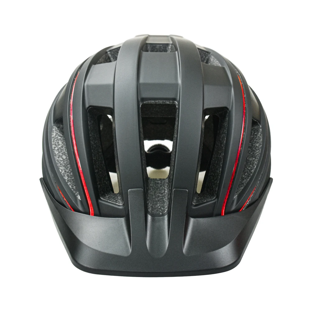 Custom Adult Youth Moutain Bike Sport Helmet With Led Ultra-Light Road Mountain Bike Cycling Helmet With Rear Light And Visor