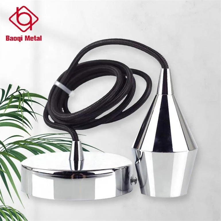 Vintage Aluminum Decorative Aluminum Lamp Holder E27 Retro Pendant Light Fixtures Edison Light Bulb Socket Lamp Holder