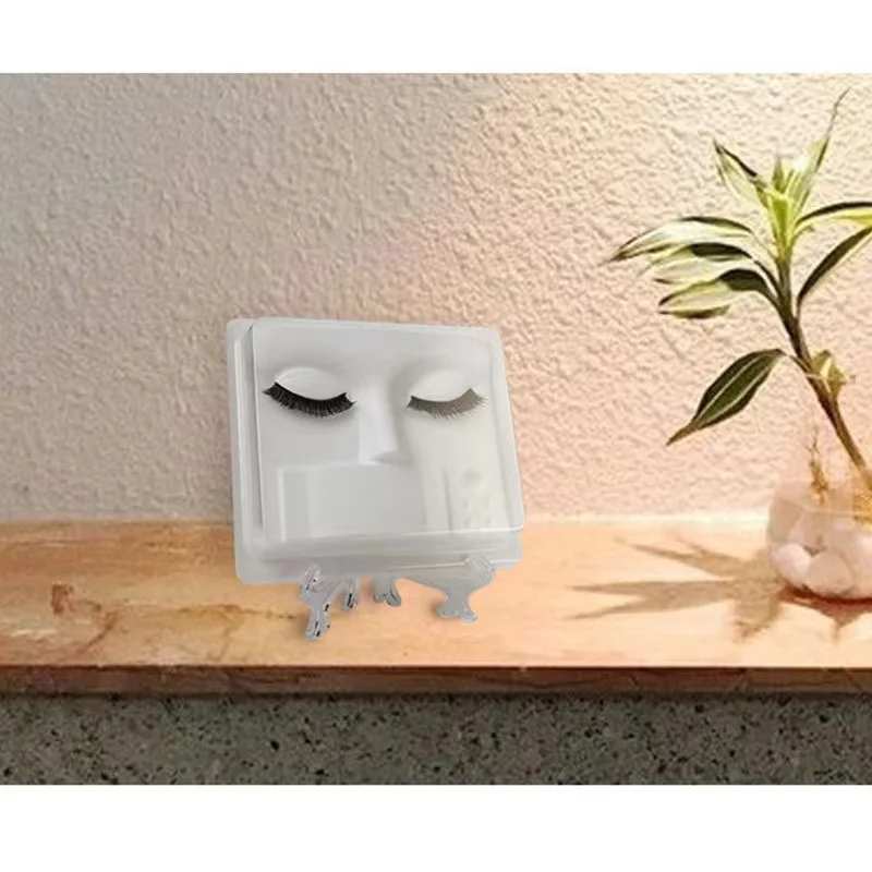 Face practice base eyelash extension display board square plate face three-in-one novice training practice eyelash base