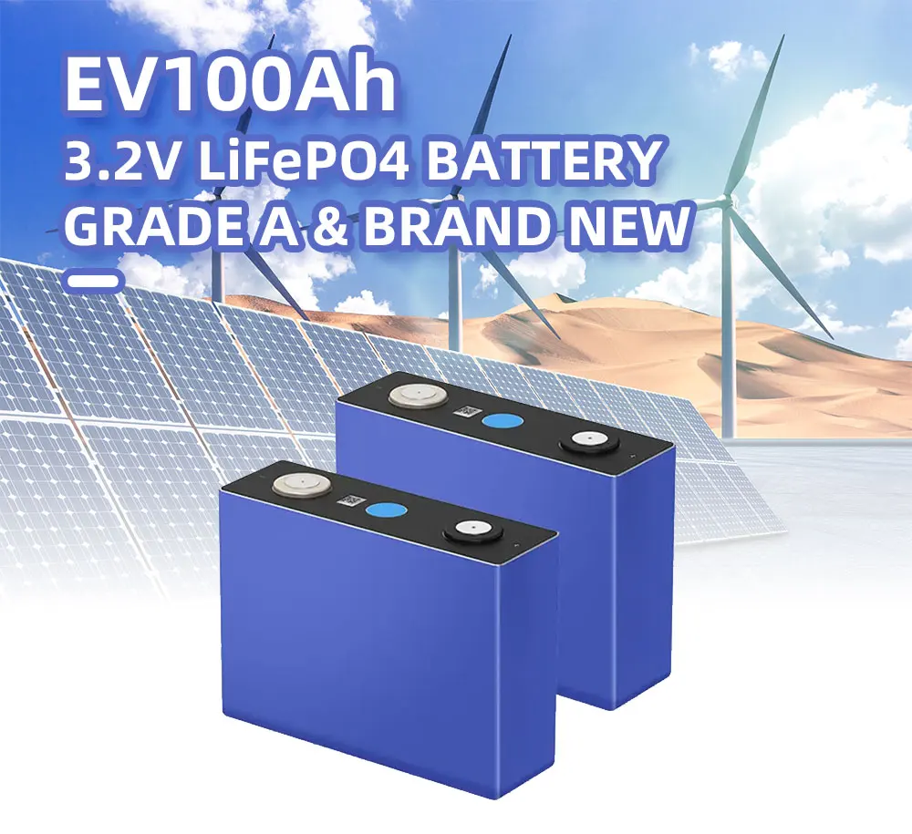Grade A+ Ev Lf100LA Lifepo4 100ah 105ah Lithium Ion Phosphate Battery Cell  For Rv Golf Cart