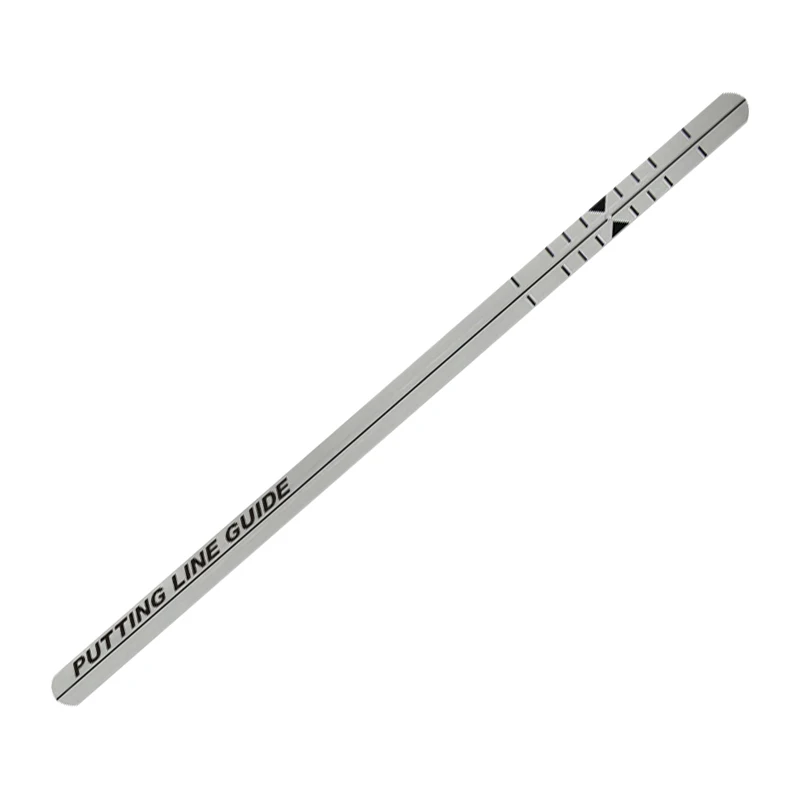 Aluminum Alloy Golf Putting Guide Ruler Alignment Training Aid For Putting Green Indoor & Outdoor Golf Putting Trainer