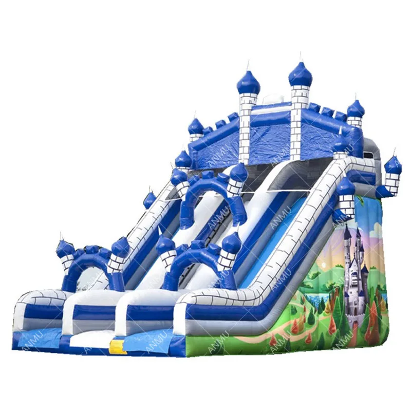 Commercial inflatable slide water slide pool for kid bounce house jumper bouncy jump castle bouncer