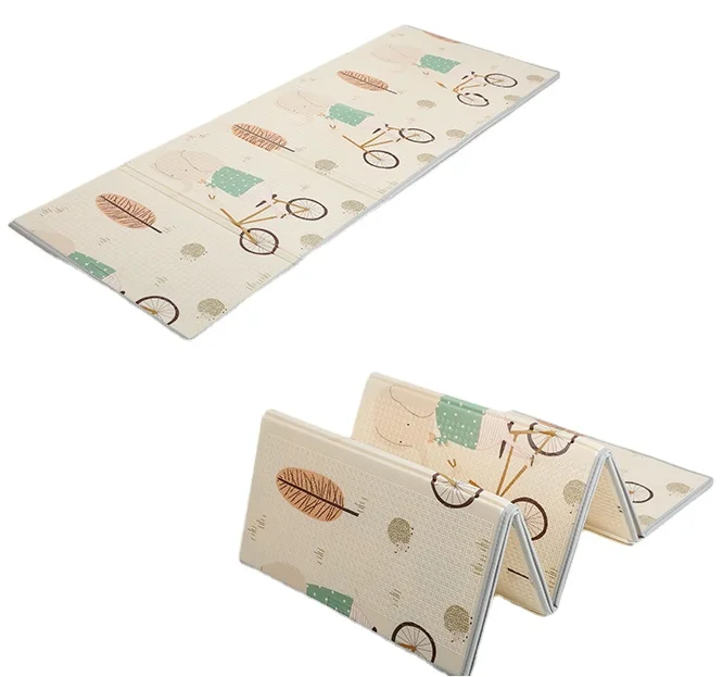 Baby Play Mat Soft Floor Playmat Foldable Crawling Carpet Game Waterproof Activity Rug Folding Blanket Educational Toys Gift