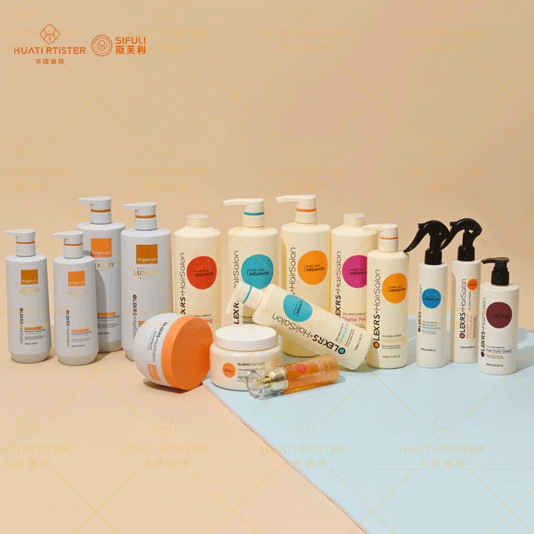 Huati Sifuli Olexrs 80ml Argan Oil macadamia nut oil Hair Smoothing And Nourishing repair Hair Oil serum herbal