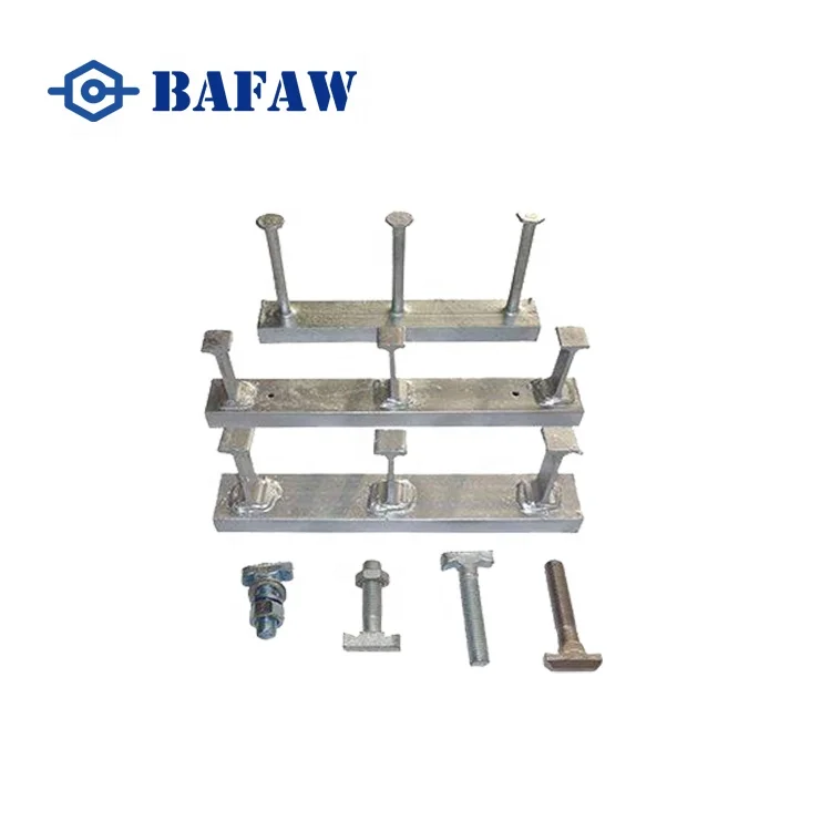 Сборный бетон литой из углеродистой стали холоднокатаный анкерный канал для фиксации с Т-образными болтами