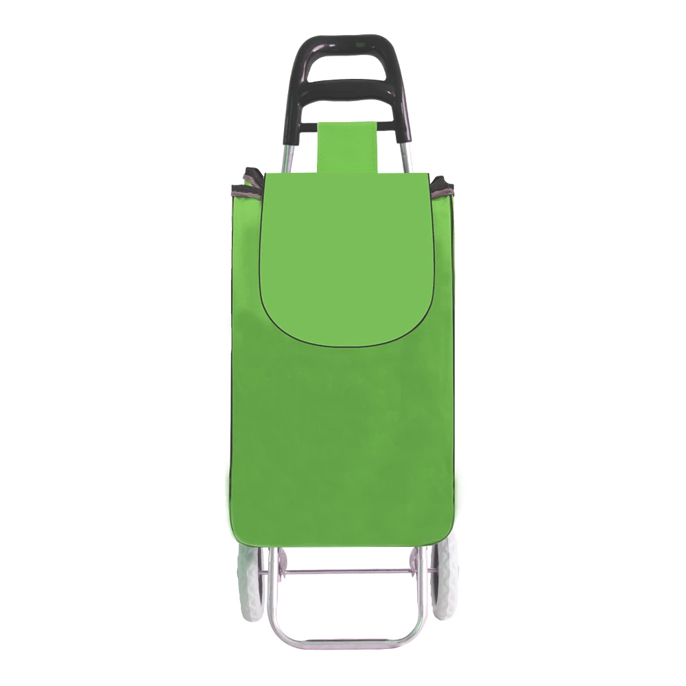 Strong and durable reusable trolley bags portable on wheels folding shopping cart