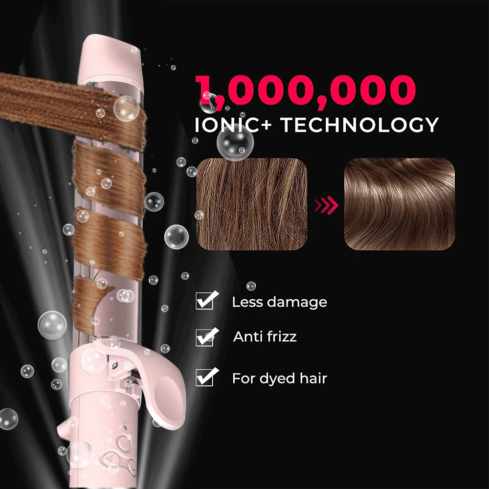 Hot Selling Rotating Big Wave Curling Iron Automatic Hair Curler Iron Newest Automatic Rotating Curling Hair