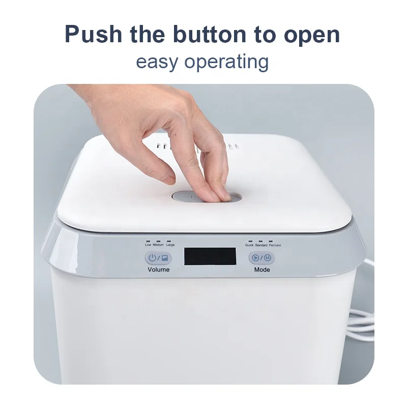 Best sell Composting Disposal Kitchen Household Fertilizer Recycle Grinder Liner Trash Can Disposer Compost Bin Food Waste Bin