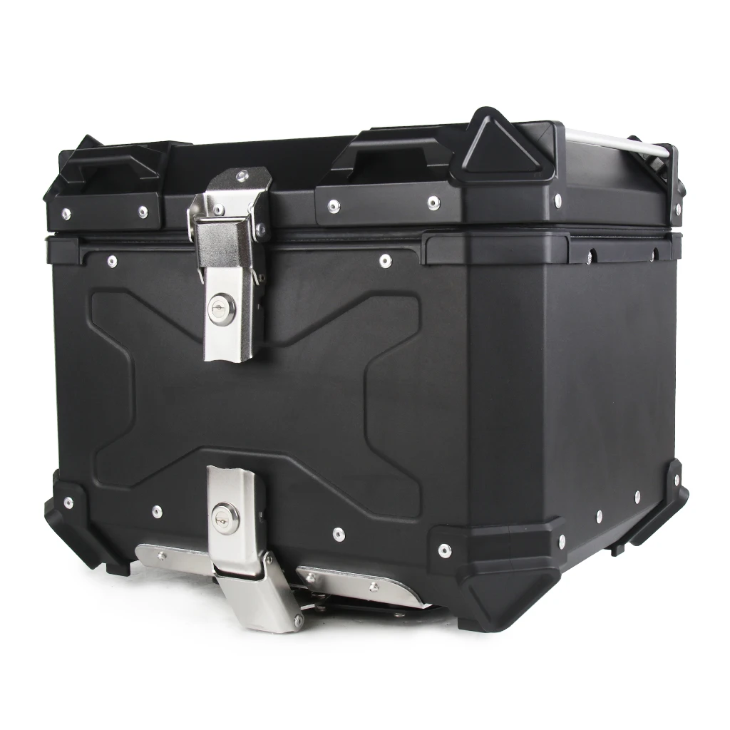 
high quality motorcycle accessories trunk tail box luggage 45 alloy top box motorcycle aluminum side tail box sets 