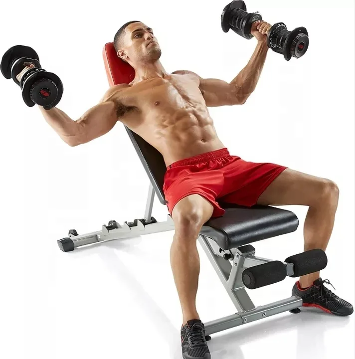 Multi Adjustable Weight Bench For Home Gym Strength Training, Foldable Gym Bench For Fitness & Body Building Gym Equipment