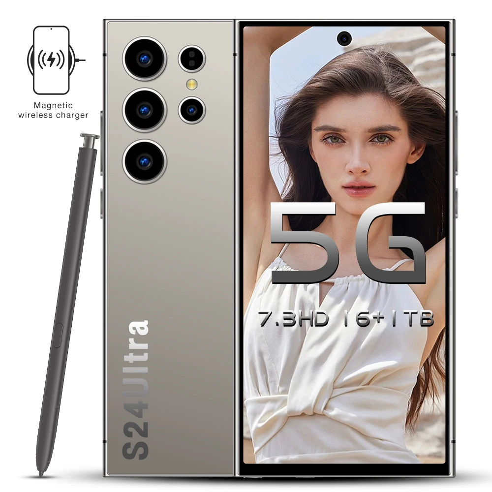 S24 Ultra beauty camera best selling factory price version gaming mobile phone new original 3g 4g 5g smartphone
